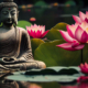 Buddha, lotus, religie